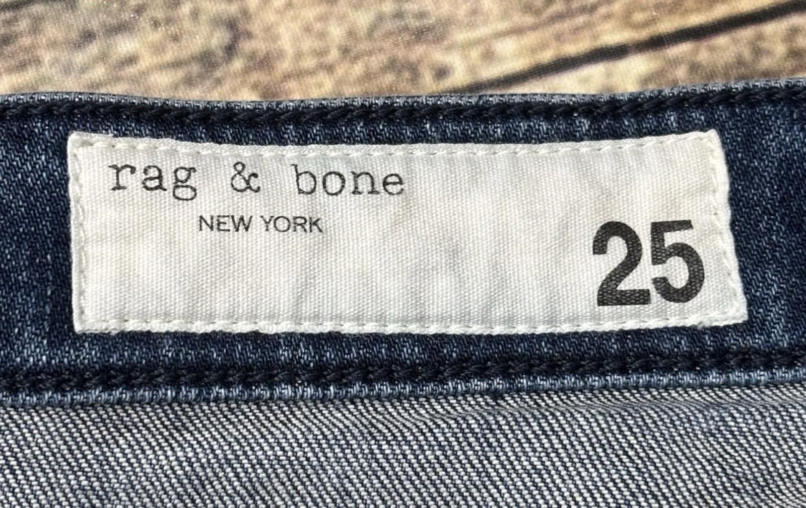 Rag & Bone Rag & Bone Jeans Womens 25 Dre Low Rise Slim Boyfriend Size 25" / US 0 / IT 36 - 2 Thumbnail