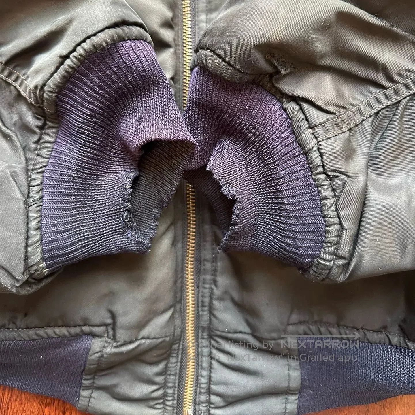 Vintage Vintage Schott Faded MA1 Bomber. Size US M / EU 48-50 / 2 - 4 Thumbnail