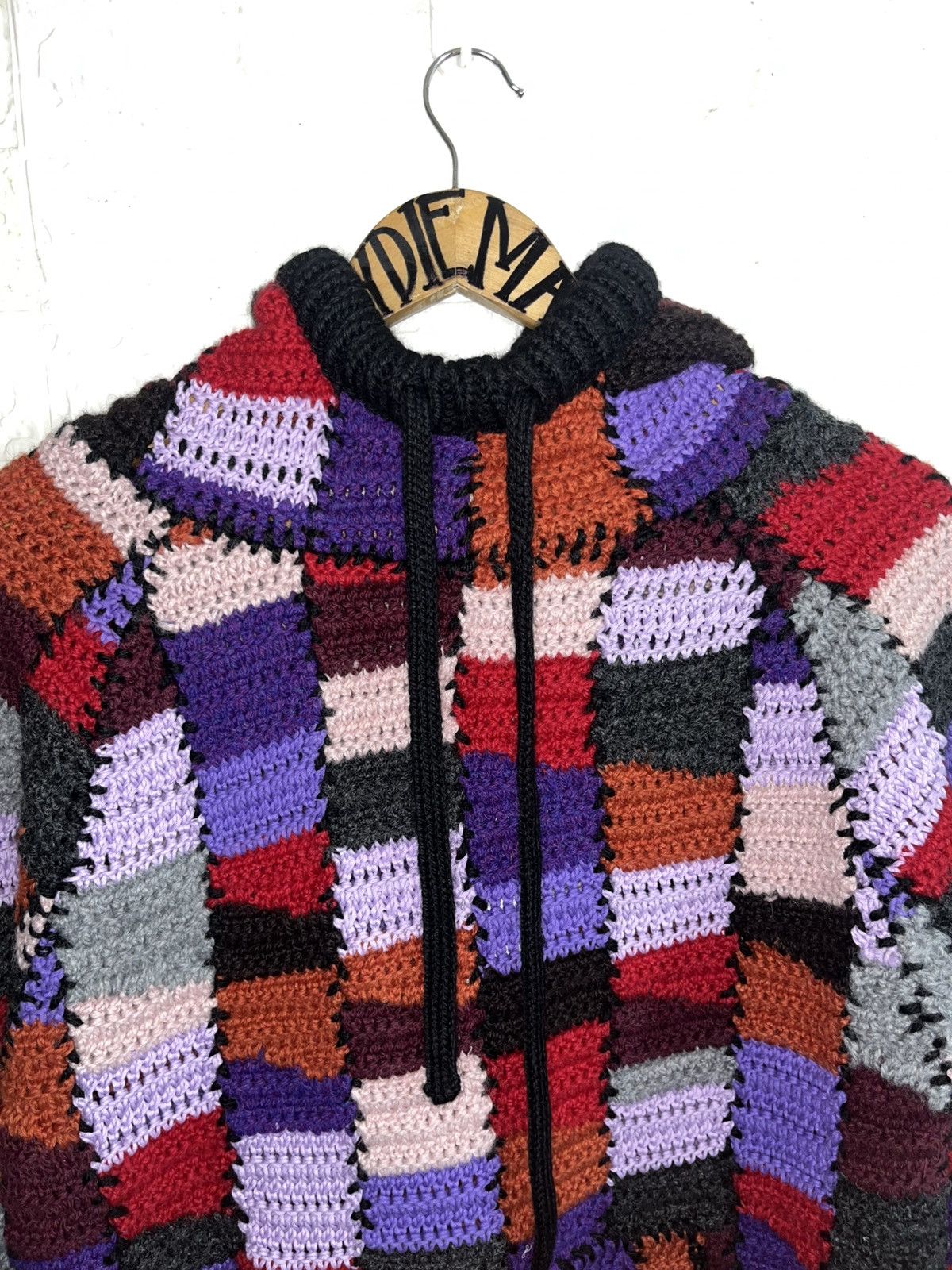 Marni MARNI CREWNECK CROCHET MULTICOLOR SWEATER Size US S / EU 44-46 / 1 - 4 Thumbnail