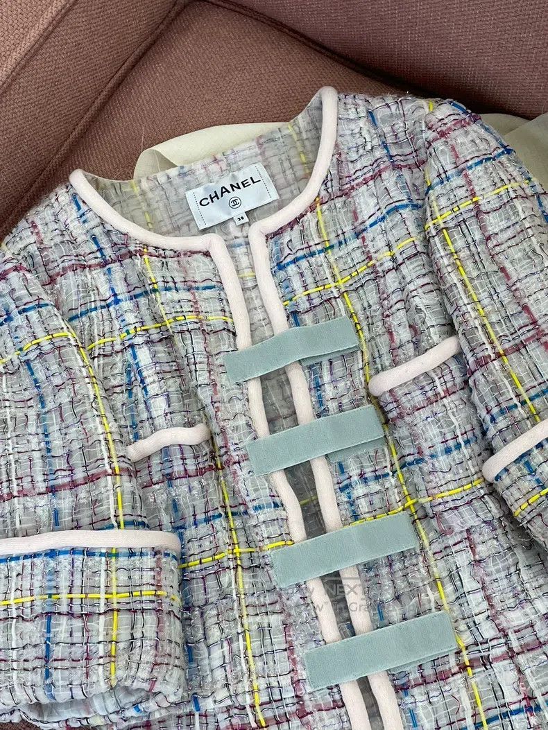 Chanel Chanel Data centre colour braided Velcro jacket Size XS / US 0-2 / IT 36-38 - 2 Thumbnail