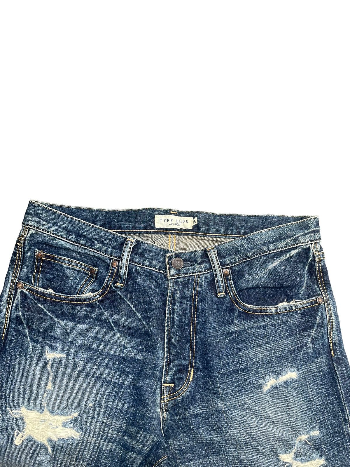 Avirex Avirex Type Blue Distresed Denim Size US 34 / EU 50 - 5 Thumbnail