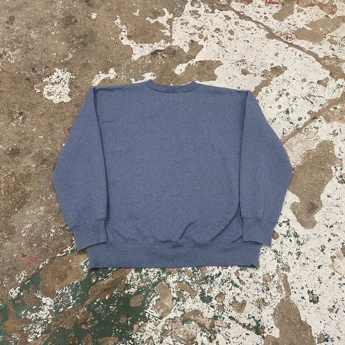 Vintage Vintage 1990s Blue Boxy Sweatshirt Size US S / EU 44-46 / 1 - 5 Thumbnail
