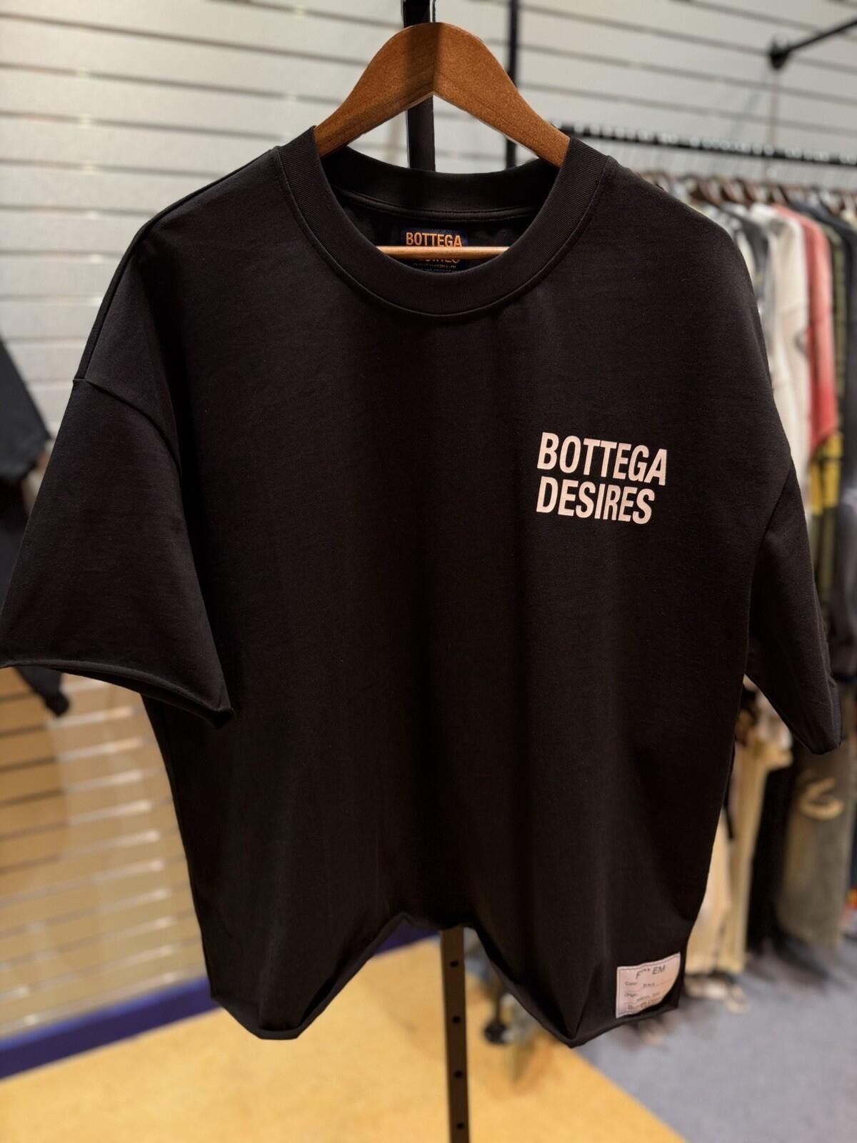 Bottega Desires Bottega Desires Tee T-Shirt F**k Joke (XL) Black White Size US XL / EU 56 / 4 - 1 Thumbnail