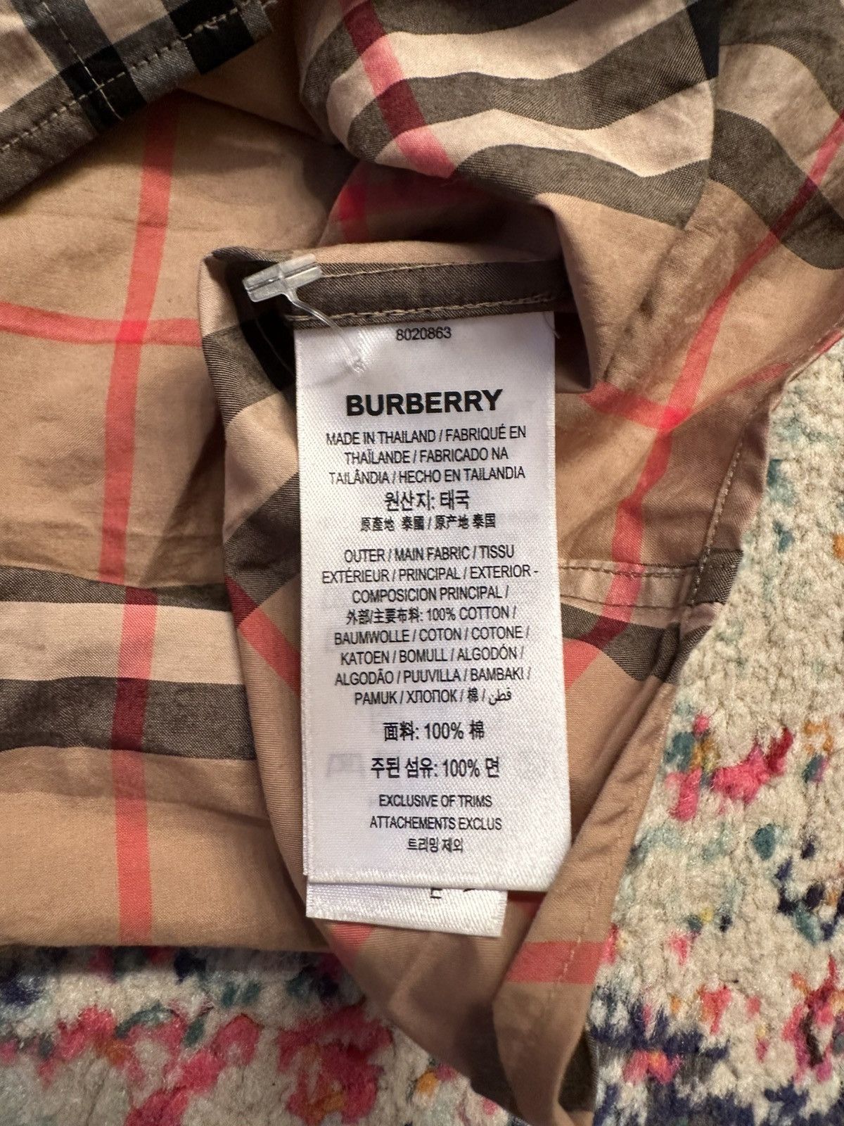 Burberry Burberry Nova Check L/S Button Up Large Size US L / EU 52-54 / 3 - 3 Thumbnail