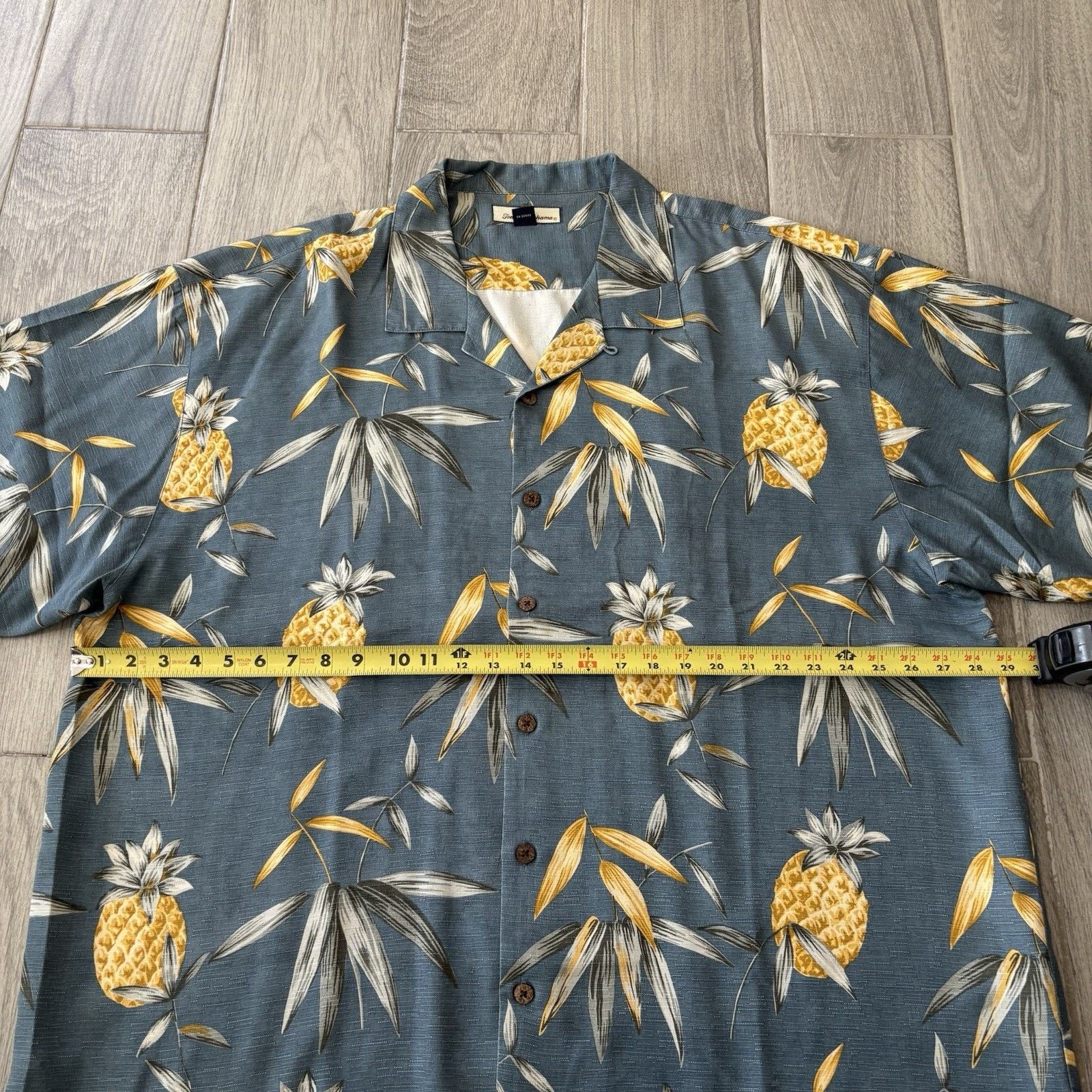 Tommy Bahama Tommy Bahama Hawaiian Silk Shirt Pineapple Floral Mens XXL Size US XXL / EU 58 / 5 - 6 Thumbnail