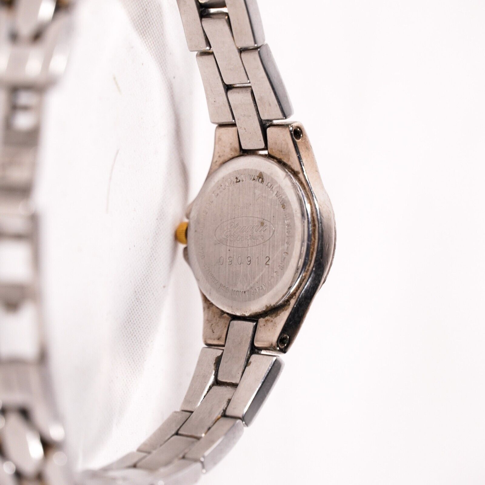 Citizen 3.75" Citizen Elegance Silver Gold Metal Wrist Watch Jewelry Size ONE SIZE - 7 Thumbnail