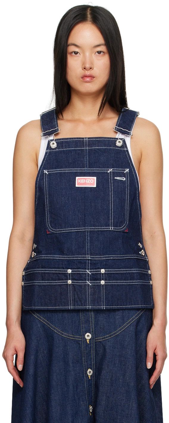 Kenzo o1y1025 Tank Top in Blue Size M / US 6-8 / IT 42-44 - 1 Thumbnail