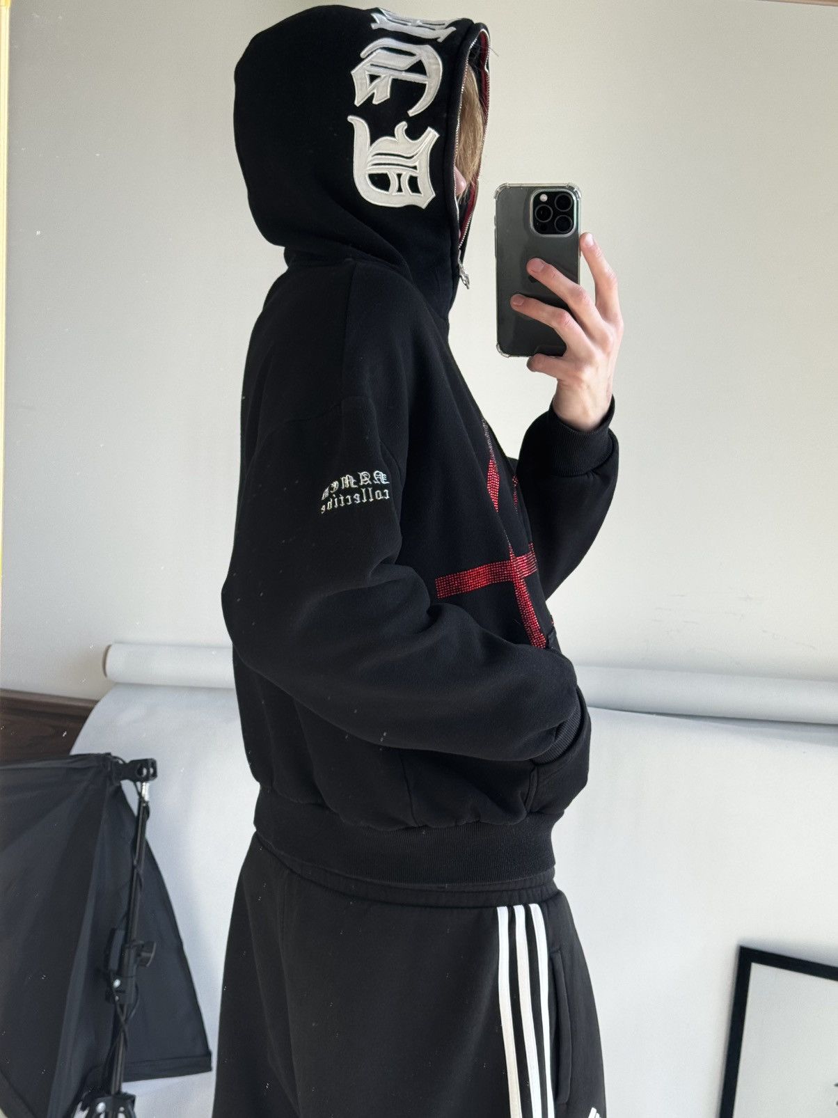 Named Collective Named Collective Mission Zip Hoodie Black/Red
