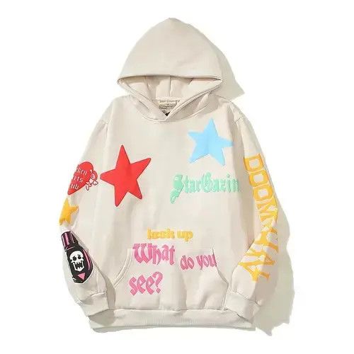 Japanese Brand White Color Y2k Graffiti Stars Letter Foam abiosis Size US M / EU 48-50 / 2 - 3 Thumbnail