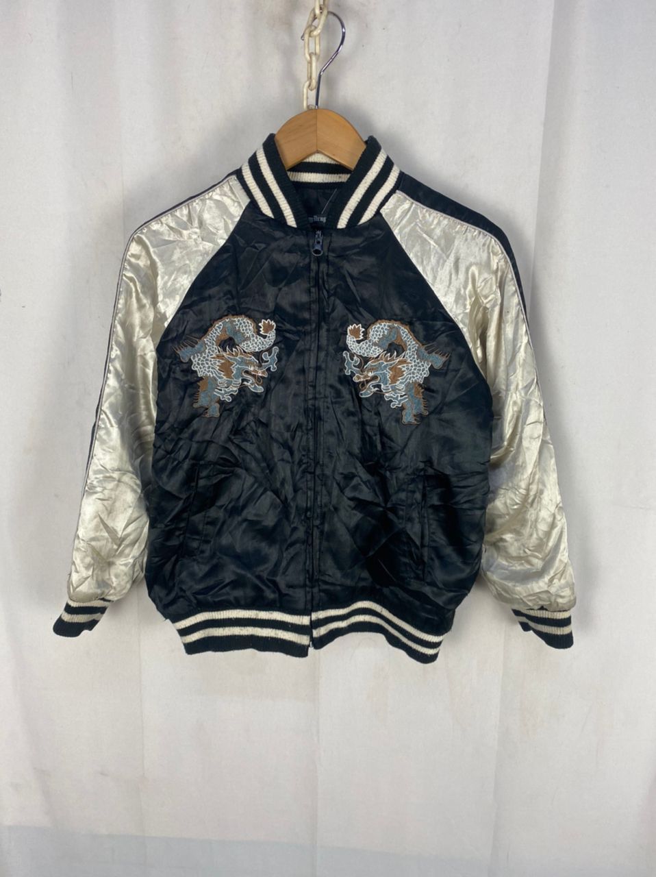 Japanese Brand Embroidered dragon sukajan zipper jacket Size US XS / EU 42 / 0 - 9 Thumbnail
