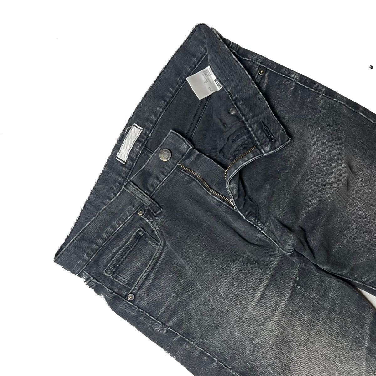 Japanese Brand × Uniqlo Vintage Uniqlo Distressed Black Faded Pants Size US 29 - 7 Thumbnail