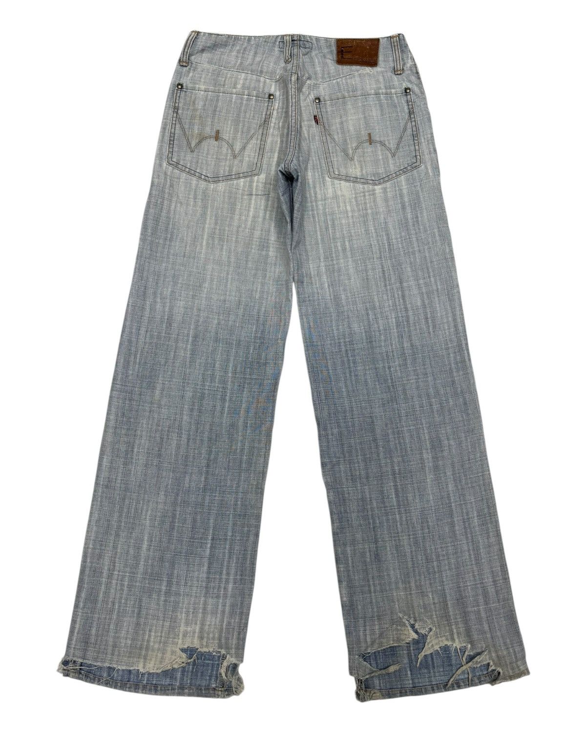 Kapital Vintage Edwin Function Baggy Jeans Faded Distress Loose Size US 30 / EU 46 - 8 Thumbnail