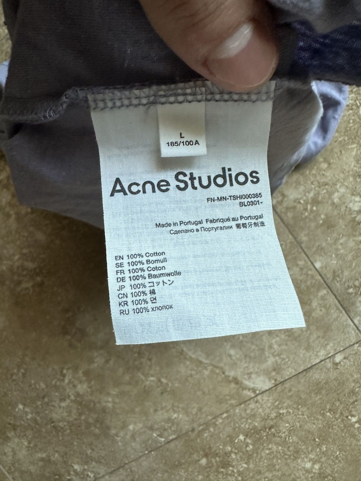 Acne Studios Acne Studios Edlund Fertility Tee Size US L / EU 52-54 / 3 - 3 Thumbnail