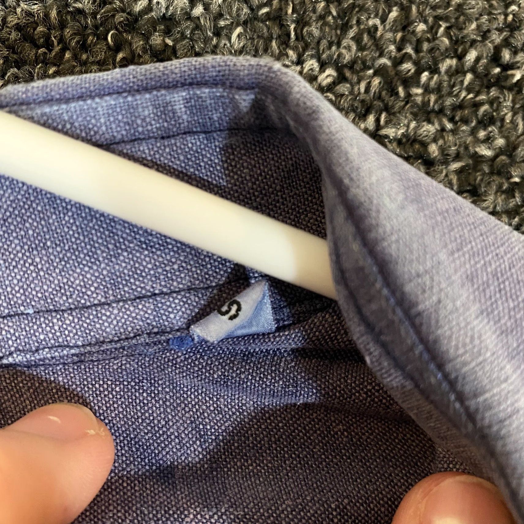 Vintage ONE HUNDRED % BIJAN! Shirt Men Small Blue Long Sleeve Button Down Size US S / EU 44-46 / 1 - 3 Thumbnail