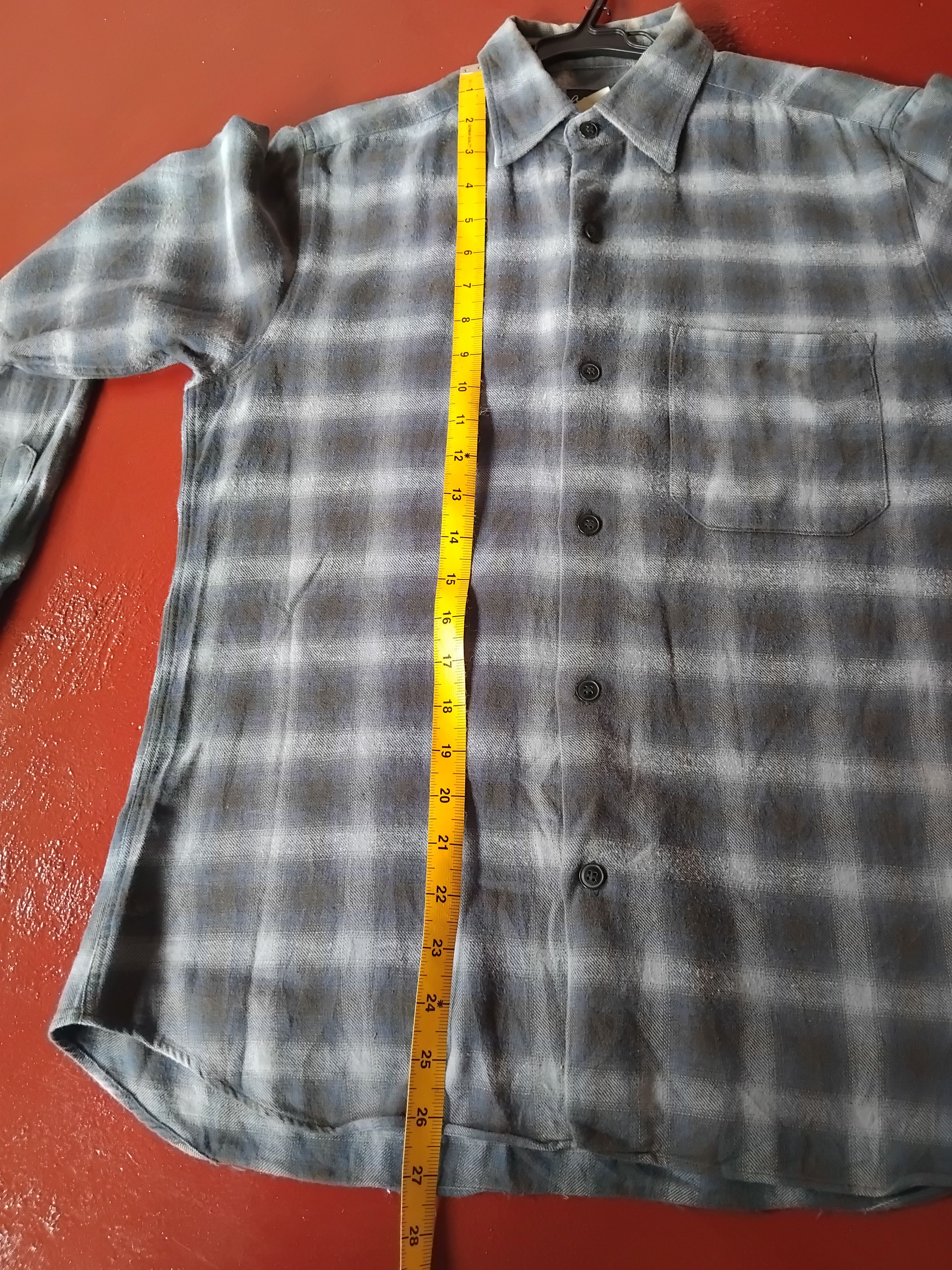 agnes b. 💥Agnes B checkered purple flannel shirt Size US M / EU 48-50 / 2 - 11 Thumbnail
