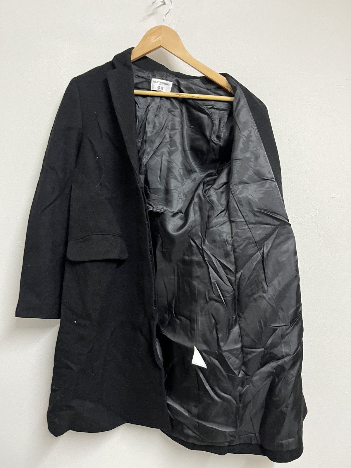 Marni 💥Uniqlo X Ines De La Fressance Wool Balck Long Jackets Size L / US 10 / IT 46 - 8 Thumbnail