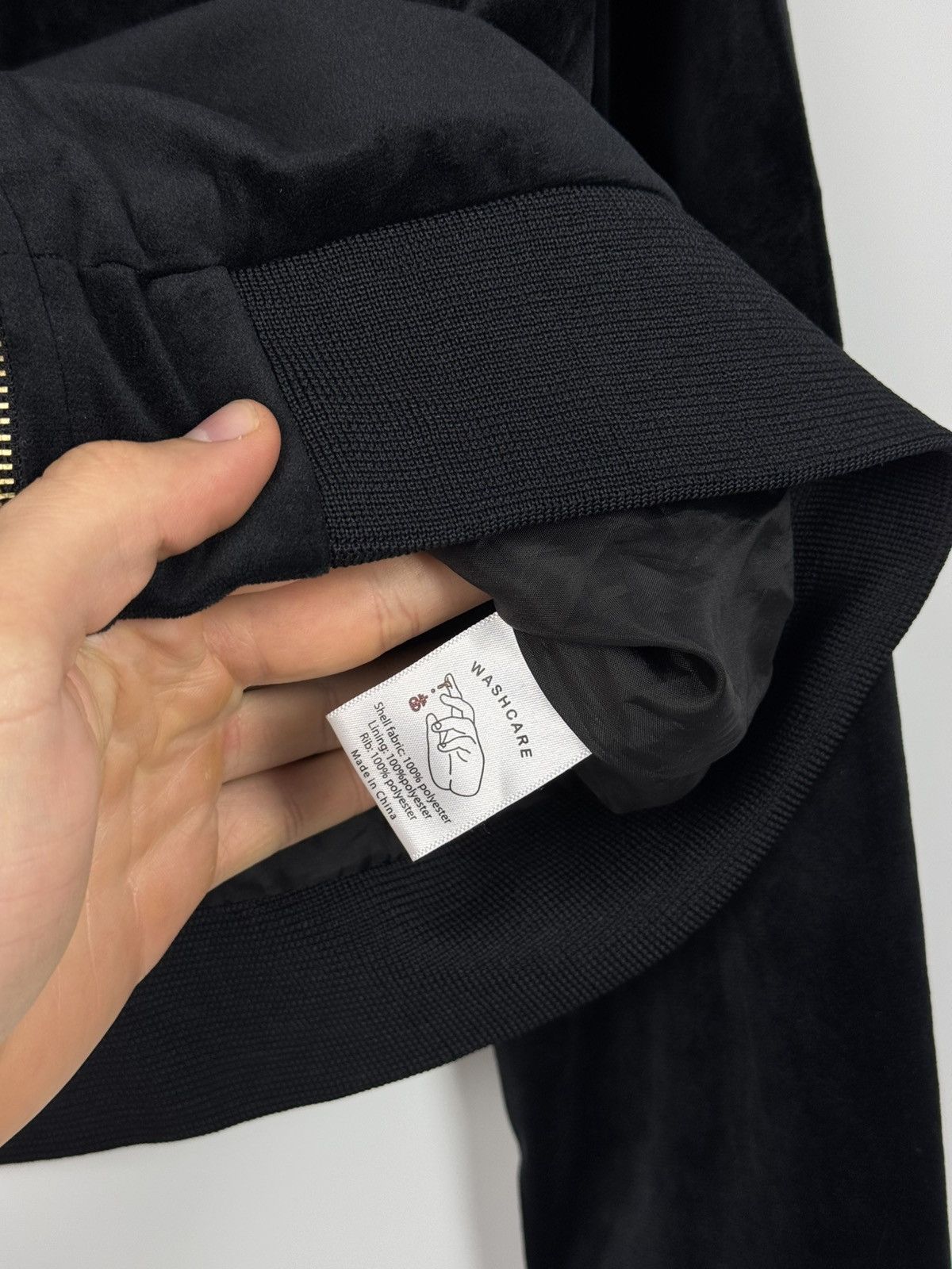 Drop Dead Drop Dead “I Love Dropdead” Velour Bomber Women’s Jacket Size L / US 10 / IT 46 - 9 Thumbnail
