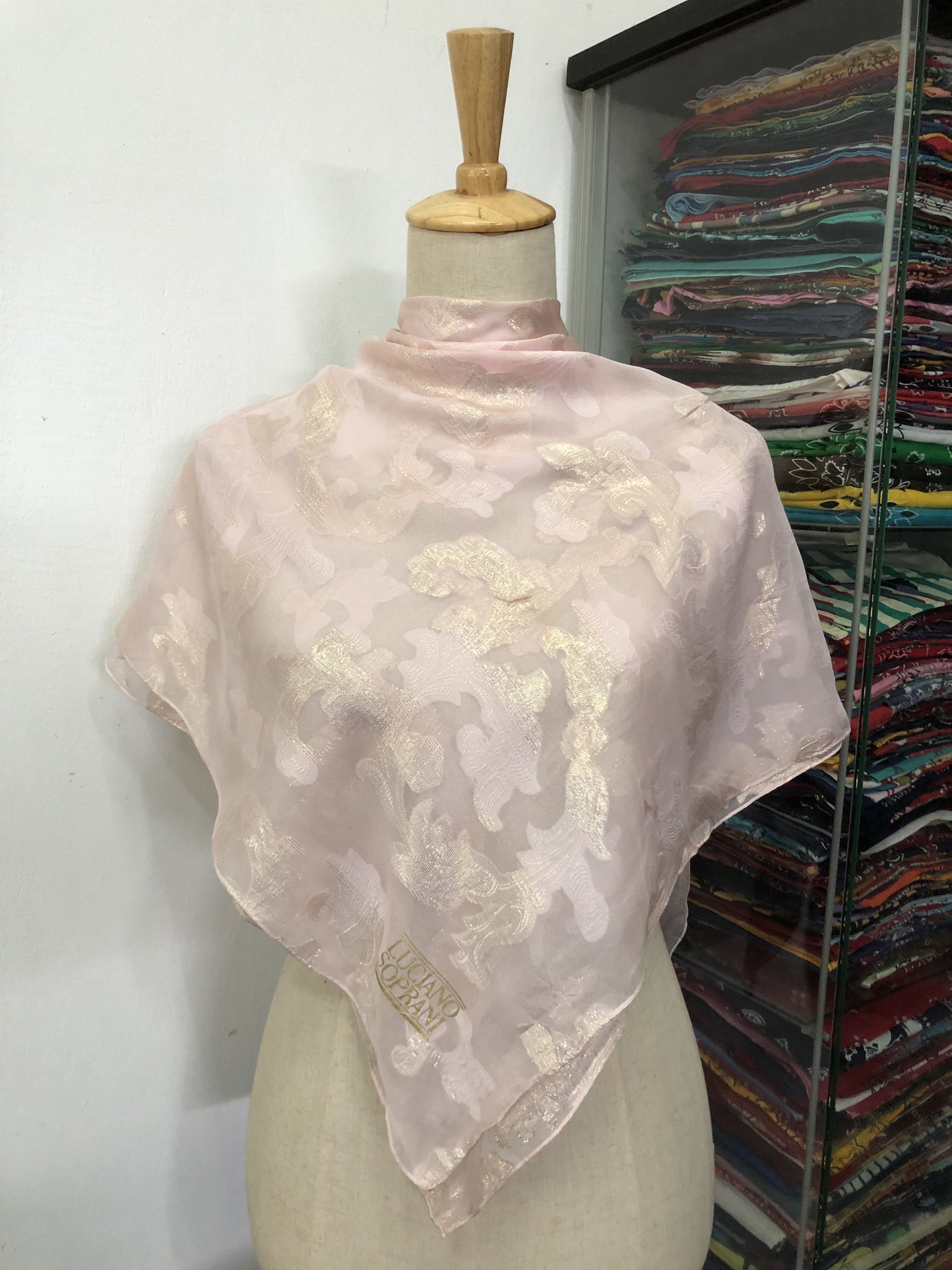 Vintage Luciano Soprani Silk Scarf