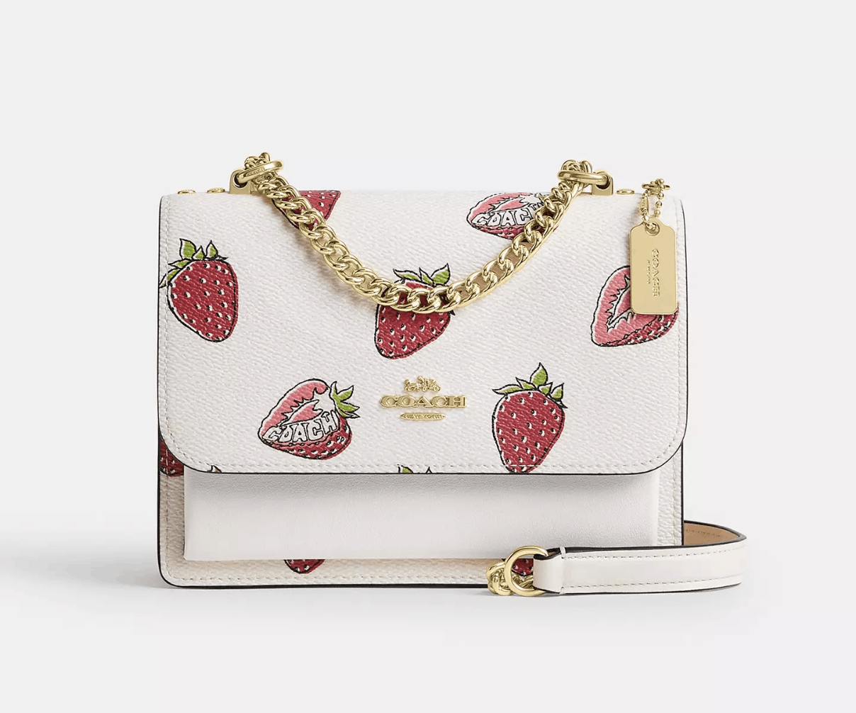 Coach Mini Klare Crossbody Bag With Strawberry Print CAP94 Size ONE SIZE - 10 Thumbnail