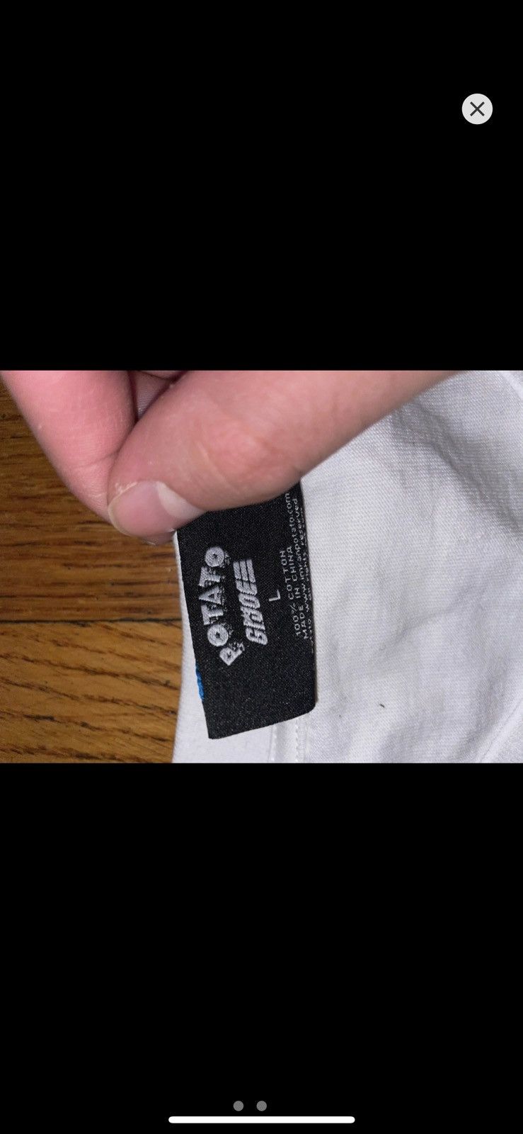 Imran Potato White Imran potato tee Size US L / EU 52-54 / 3 - 3 Thumbnail