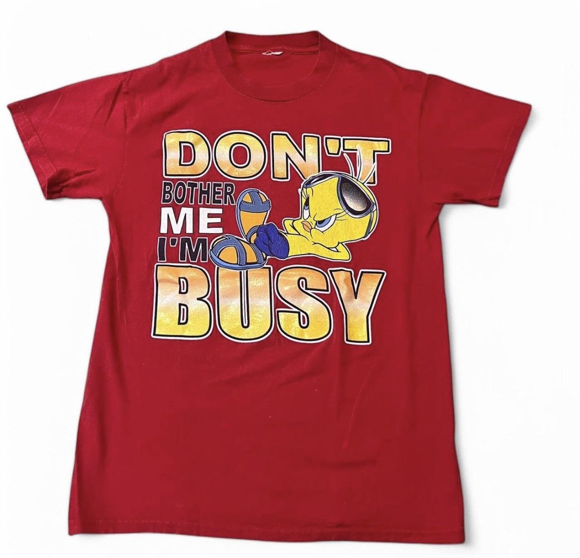Vintage Tweety Bird T Shirt Size US L / EU 52-54 / 3 - 1 Thumbnail
