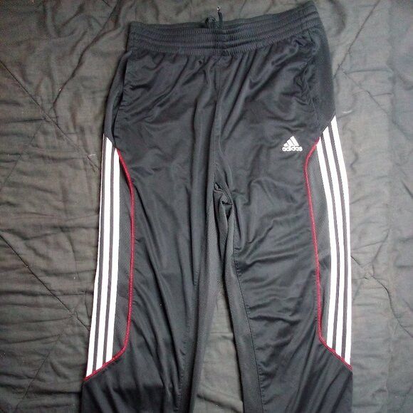 Adidas Adidas 3 Striped Sweatpants Joggers Trainers Size US 30 / EU 46 - 2 Thumbnail