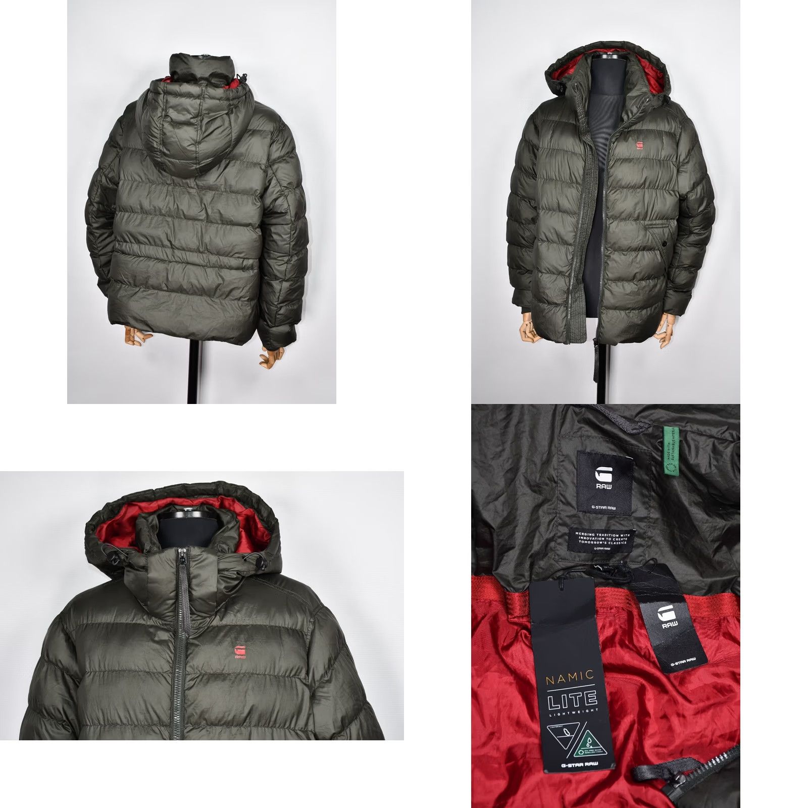 G-Star G-Star WHISTLER HDD PUFFER Jacket Women's XL Green Size XL / US 12-14 / IT 48-50 - 8 Thumbnail