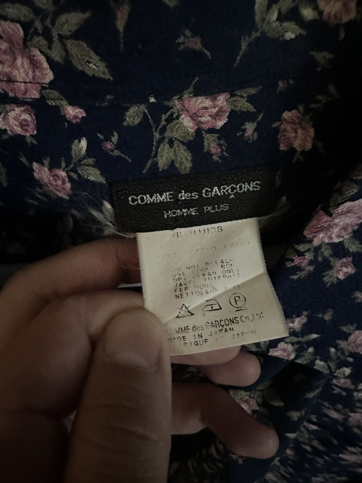 Comme des Garcons Homme Plus Comme des garçons homme plus floral shirt Size US L / EU 52-54 / 3 - 3 Thumbnail