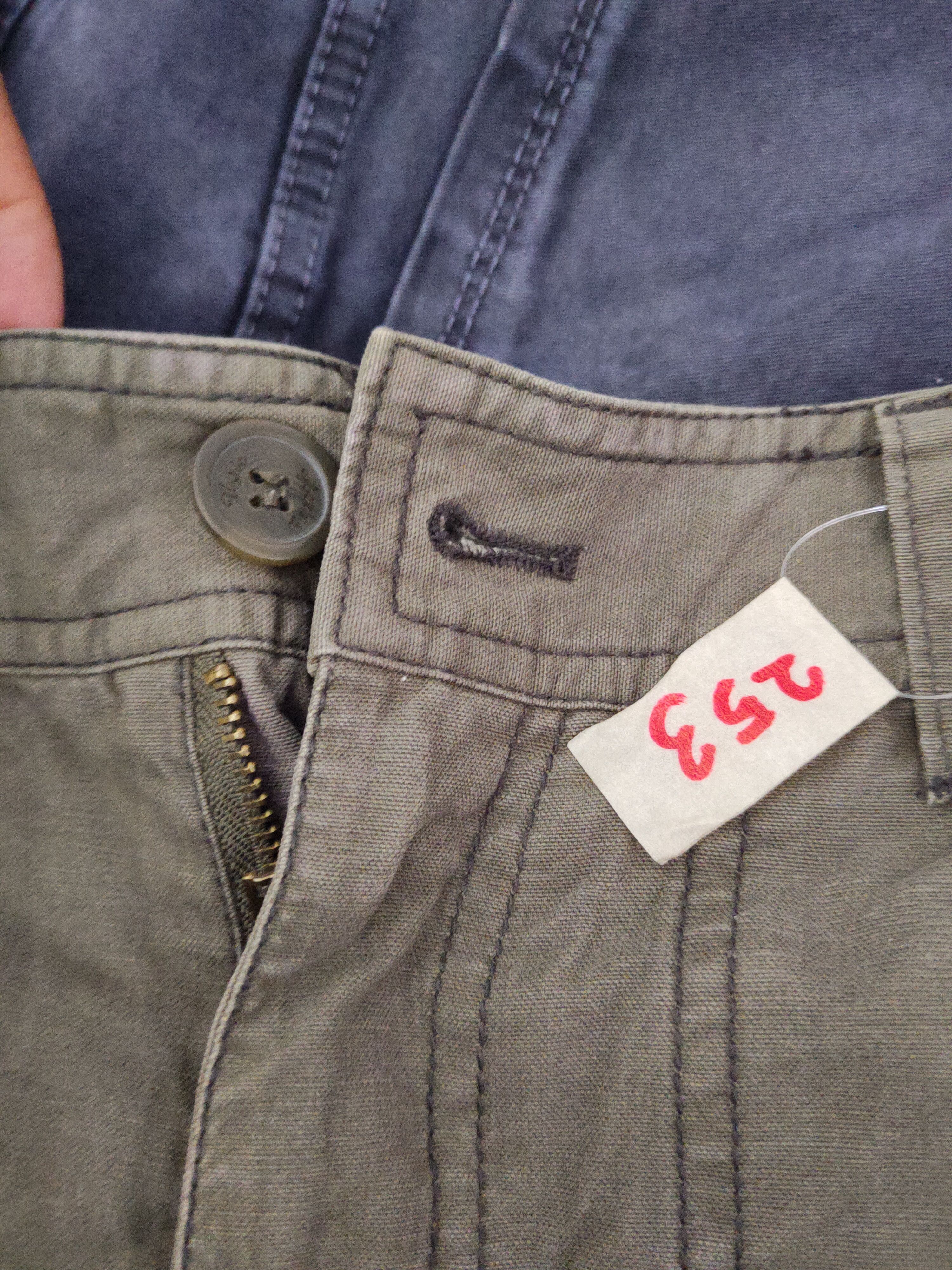 Japanese Brand DL Ugiz Olive Multipocket Tactical Cargo Pants #253 Size US 30 / EU 46 - 16 Thumbnail