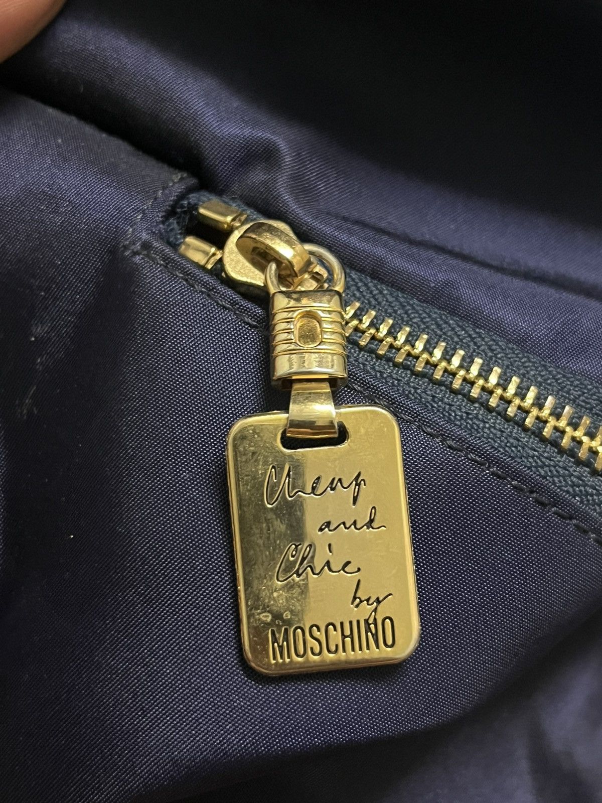 Moschino Vtg Mochino Backpack Navy Blue Size ONE SIZE - 7 Thumbnail
