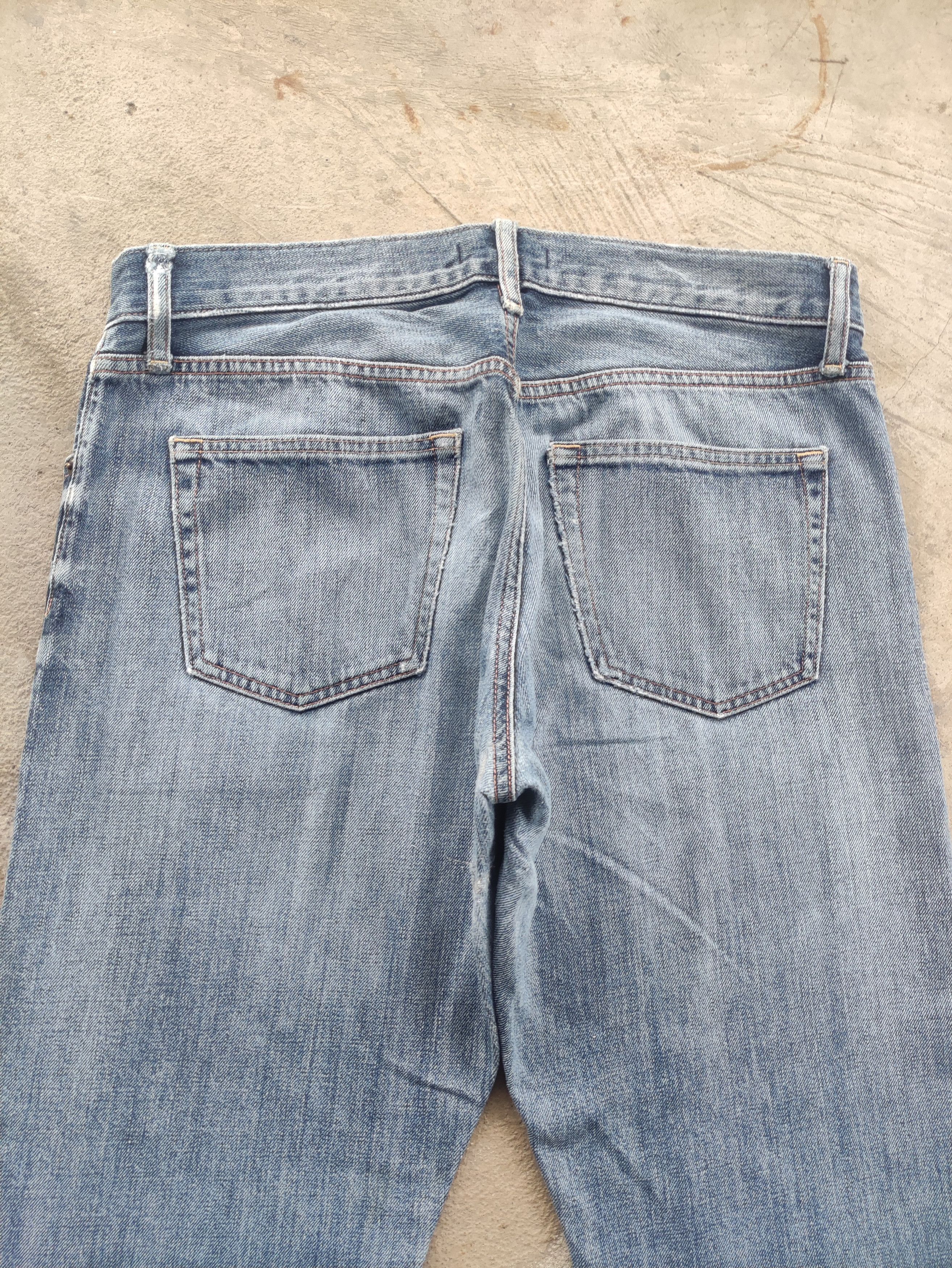 Japanese Brand Vintage Japanese Jean Distressed Faded Denim Size US 34 / EU 50 - 9 Thumbnail