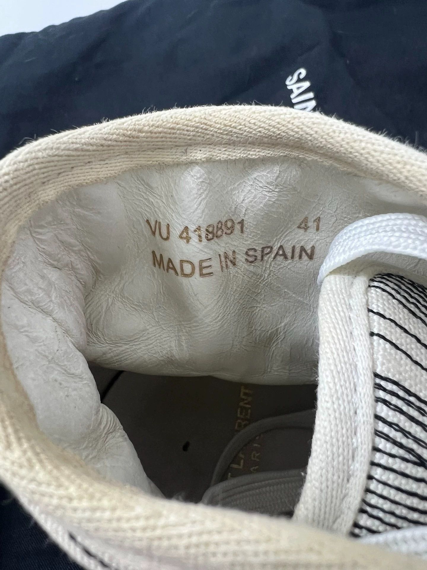 Saint Laurent Paris SLP 16ss Exploding Fist High-Top Sneaker 41 Size US 8 / EU 41 - 5 Thumbnail