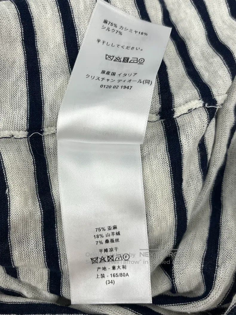 Dior Dior Striped short-sleeved T-shirt Size XXS / US 00 / IT 34 - 6 Thumbnail