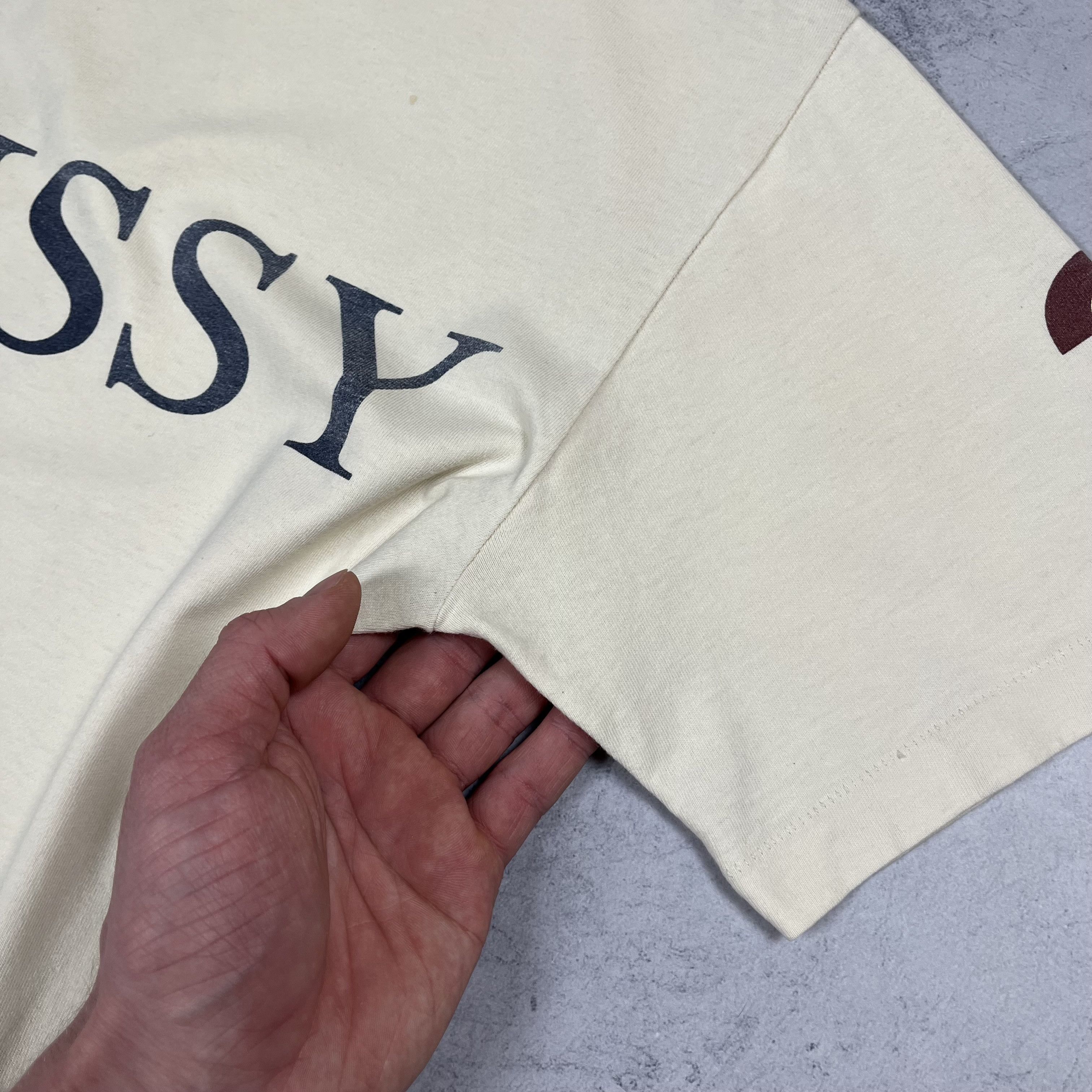 Stussy Vintage Stussy Y2K Big Logo T Shirt 80’s Size US M / EU 48-50 / 2 - 19 Thumbnail