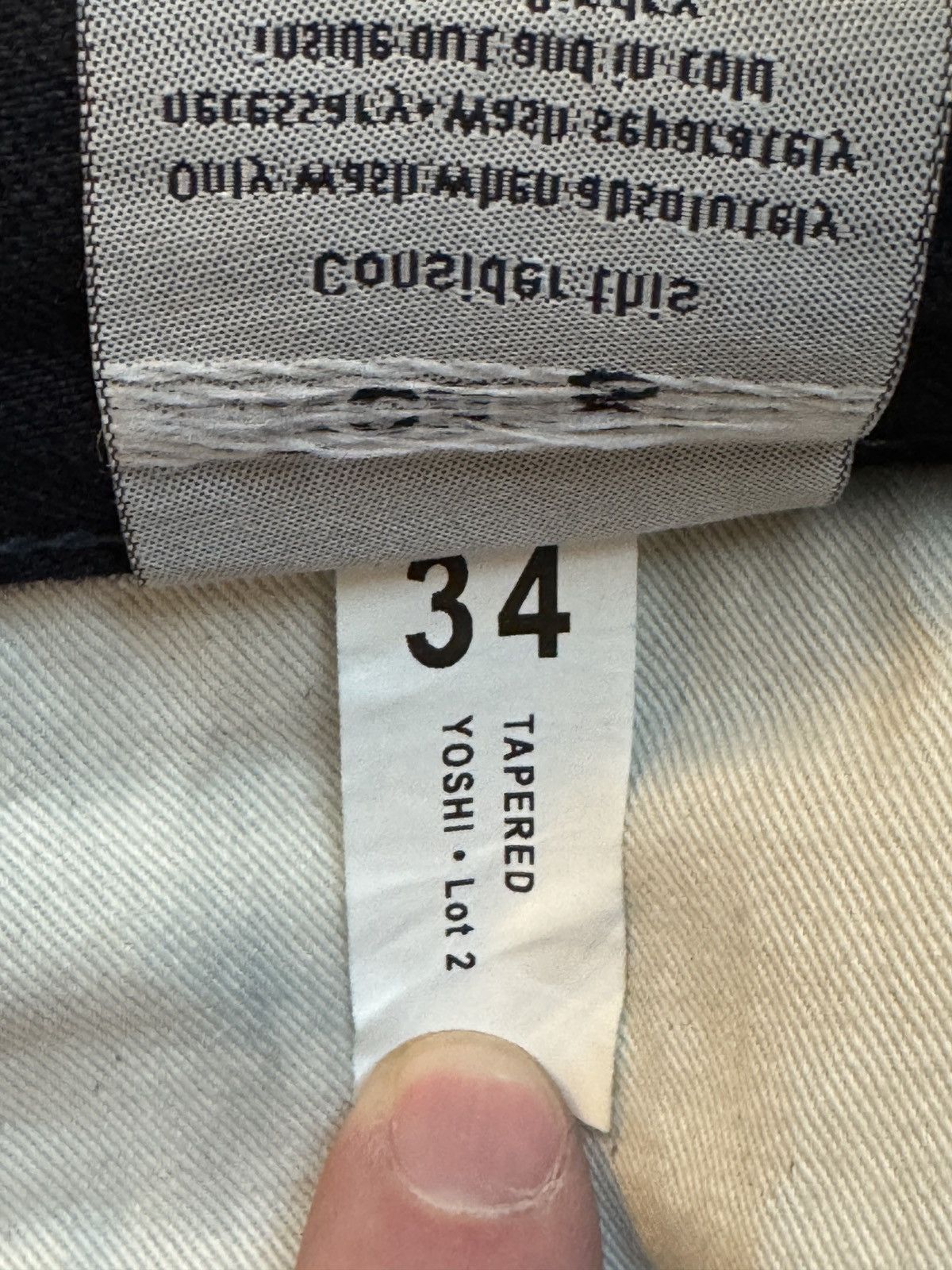 Other Realign Double Indigo Selvedge Denim - 34x33 Size US 34 / EU 50 - 4 Thumbnail