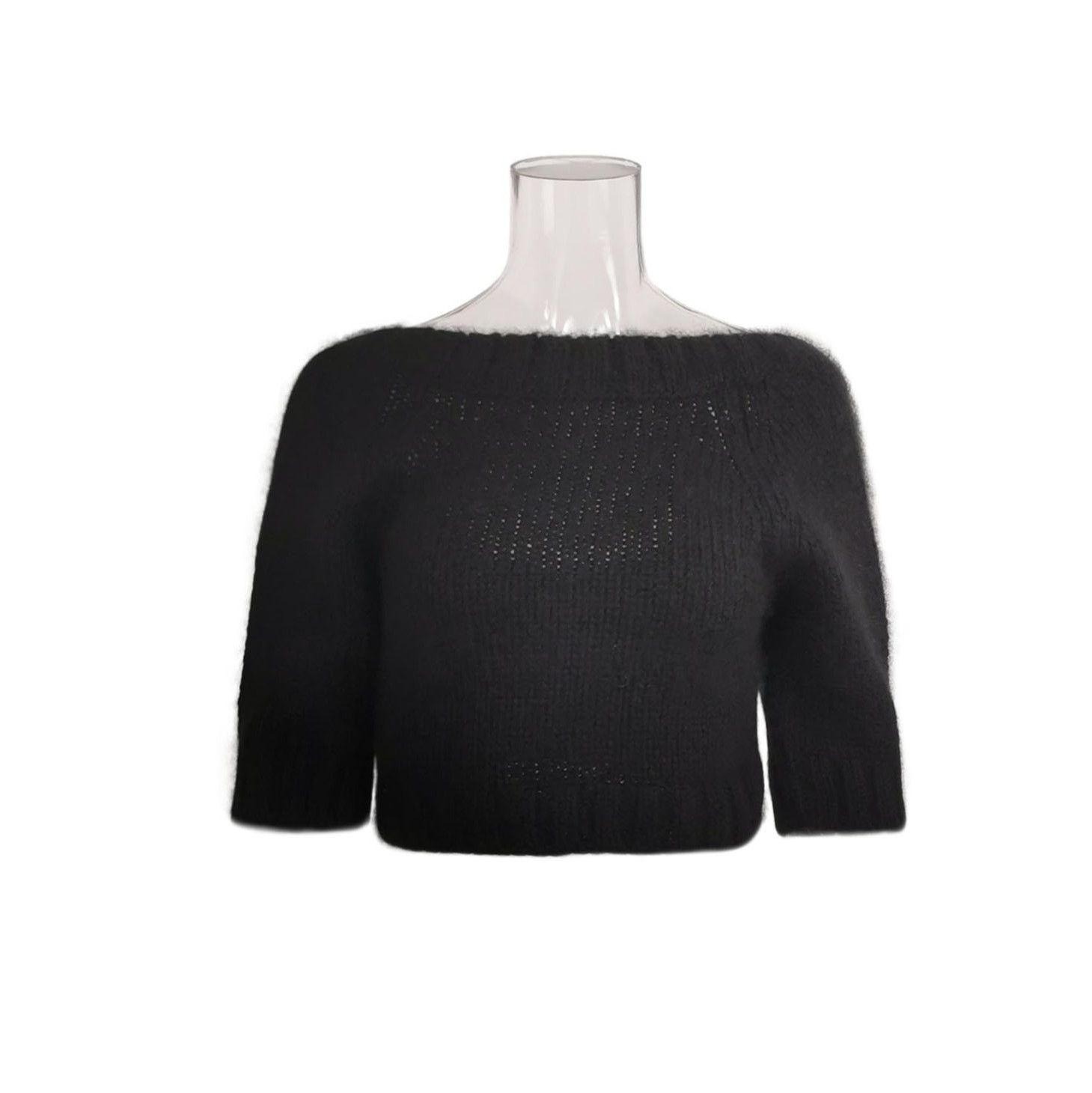 Prada Prada Black Cashmere Sweater Size 40 0089 Size M / US 6-8 / IT 42-44 - 1 Thumbnail