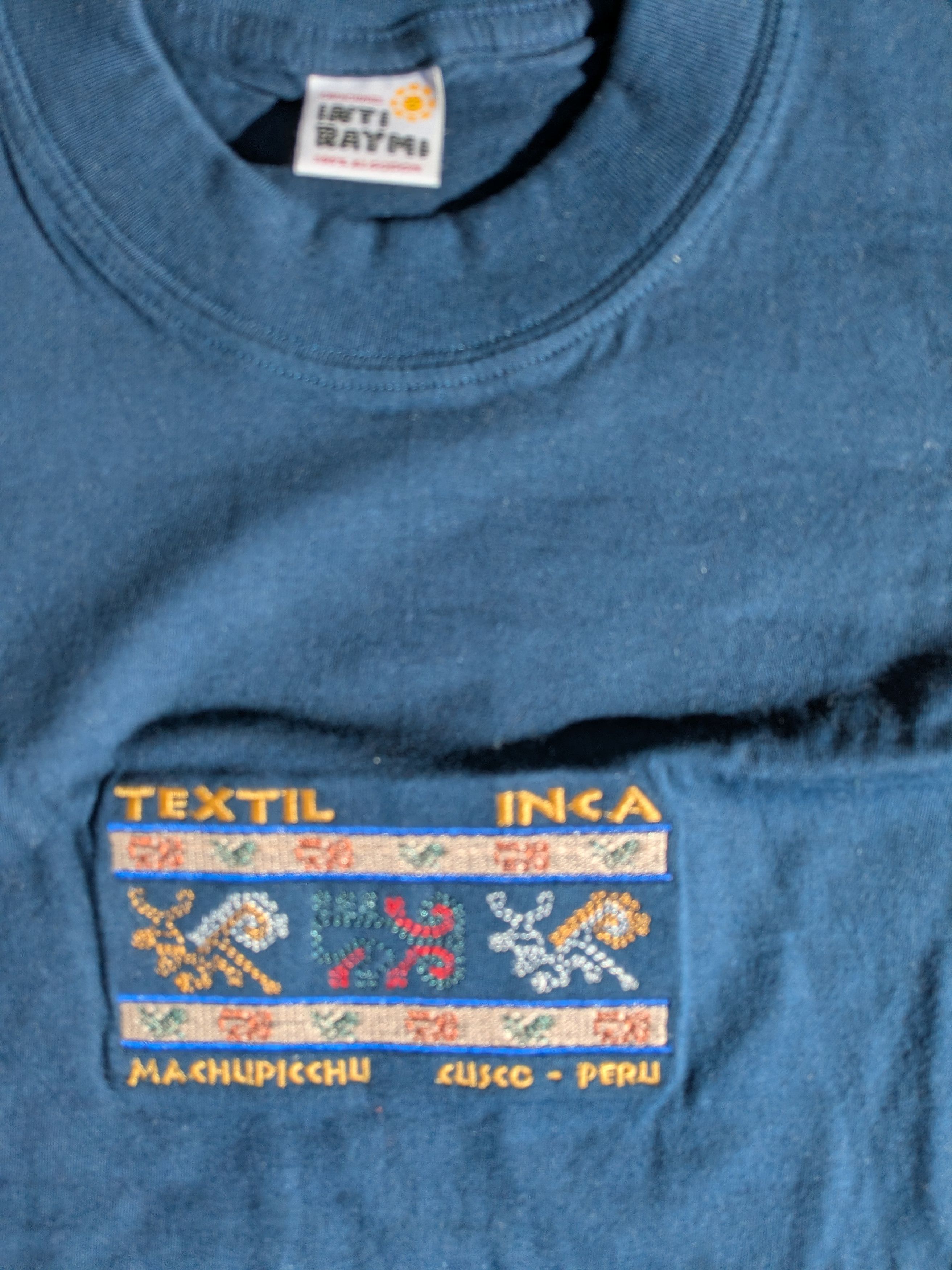 Other Textil Inca Machupicchu Cusco Peru Embroidered Cotton Shirt Size US M / EU 48-50 / 2 - 4 Thumbnail
