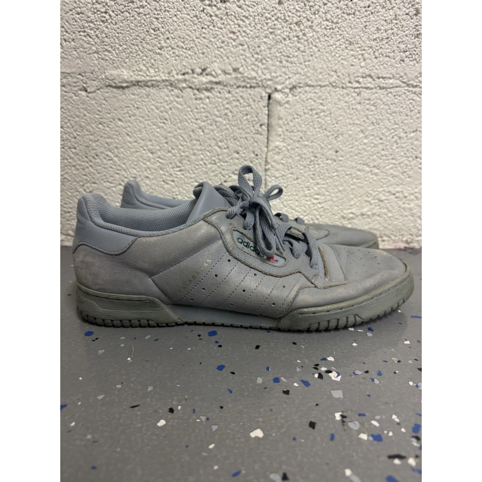 Adidas ADIDAS Yeezy PowerPhase Grey Calabasas Sneakers CG6422 Size US 11 / EU 44 - 2 Thumbnail