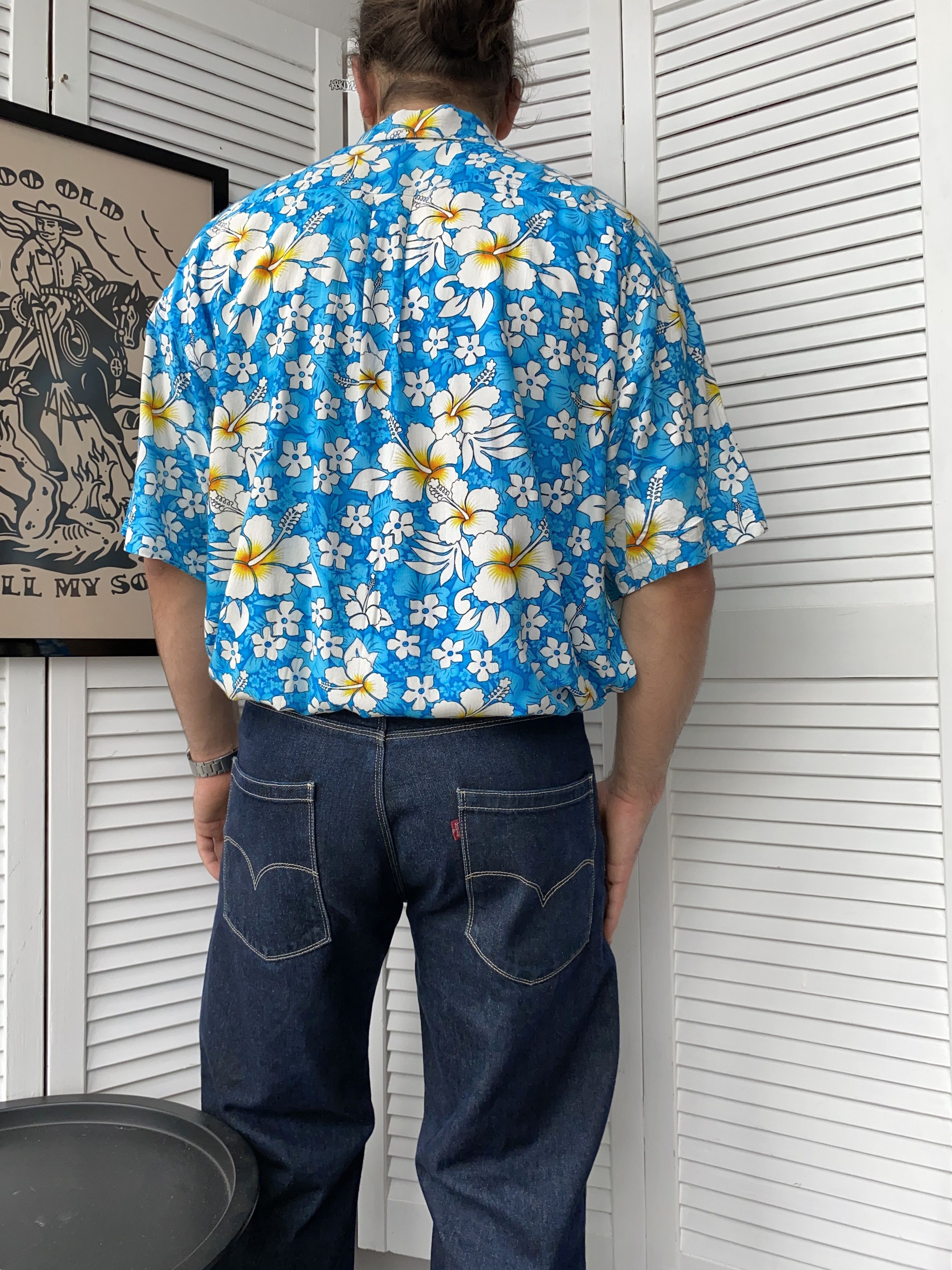 Vintage Vintage Hawaii Flora Button Up Shirt Oversized Size US XL / EU 56 / 4 - 3 Thumbnail