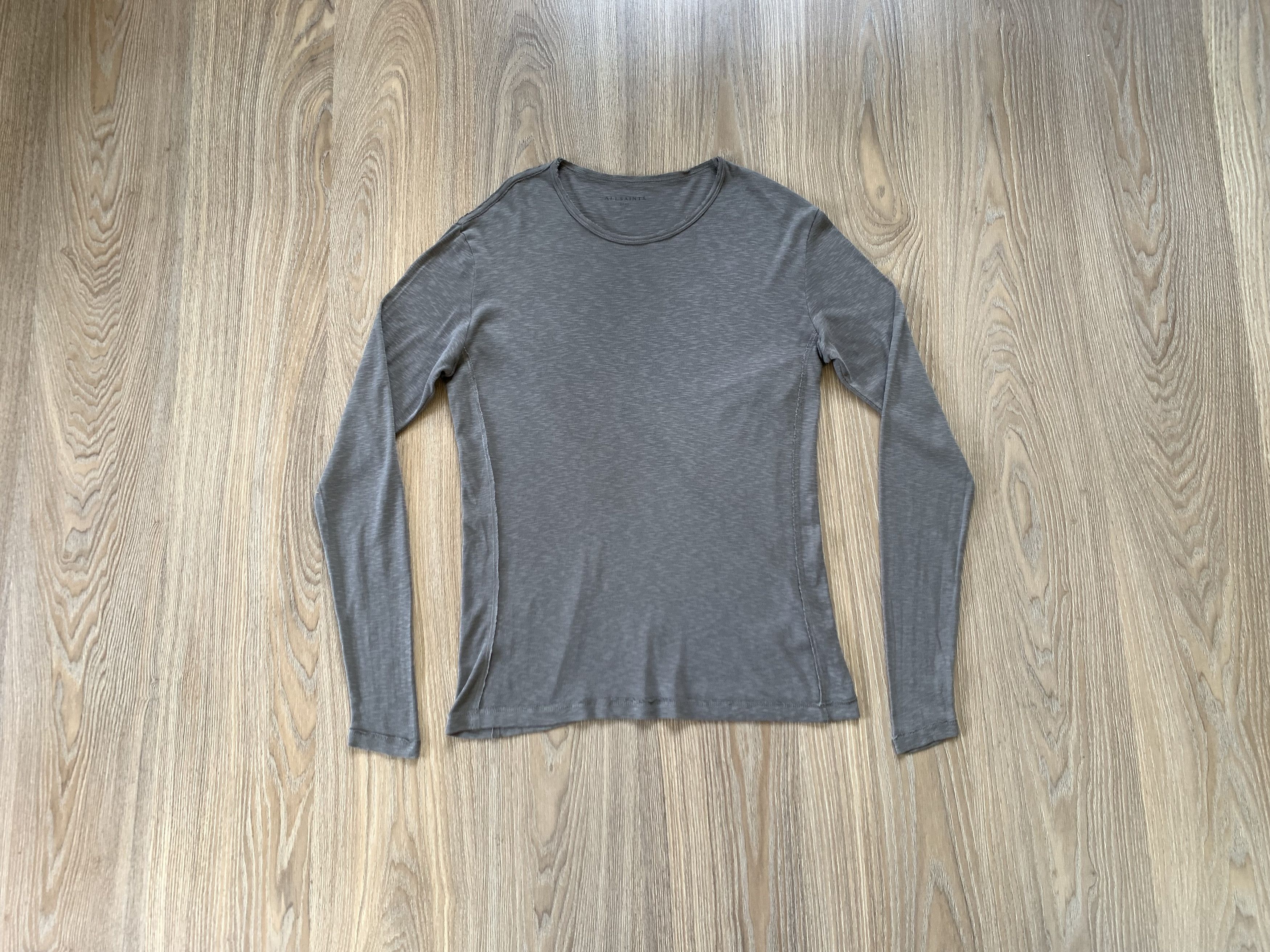 Allsaints Allsaints Grey Long Sleeve T Shirt Size US S / EU 44-46 / 1 - 1 Thumbnail