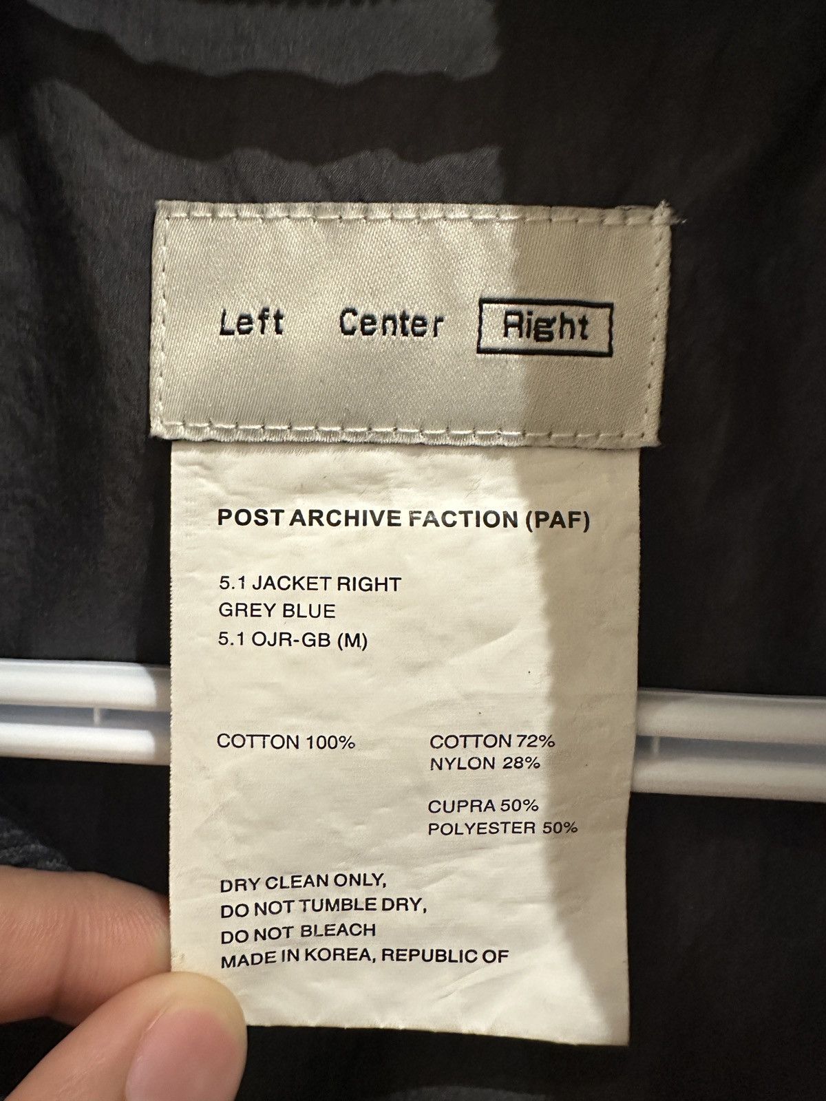 POST ARCHIVE FACTION (PAF) PAF Size US M / EU 48-50 / 2 - 2 Thumbnail