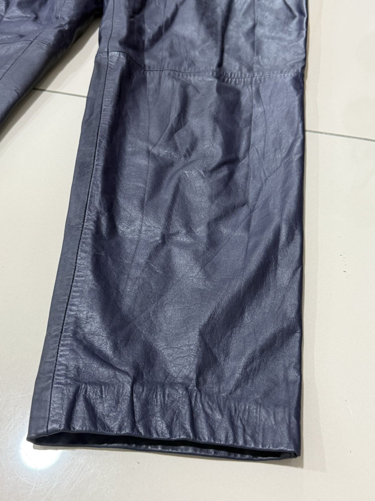 Genuine Leather × Japanese Brand × Vintage Yessica Leather Pants Size US 29 - 4 Thumbnail