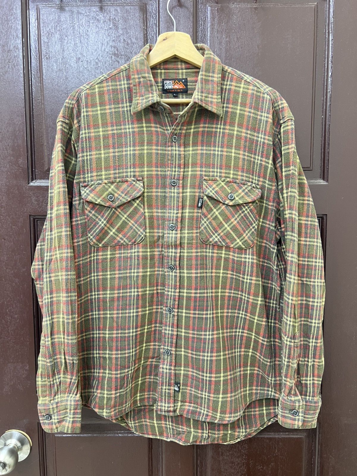 Vintage First Down Flannel Shirt