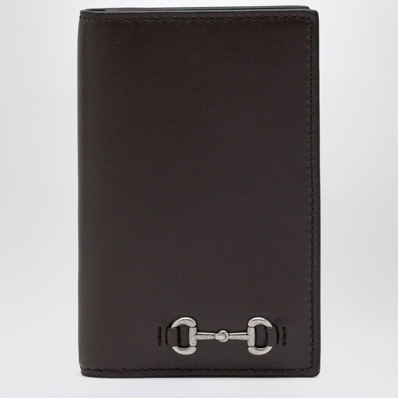 Gucci Gucci Cocoa Long Cardholder With Horsebit Size ONE SIZE - 1 Thumbnail