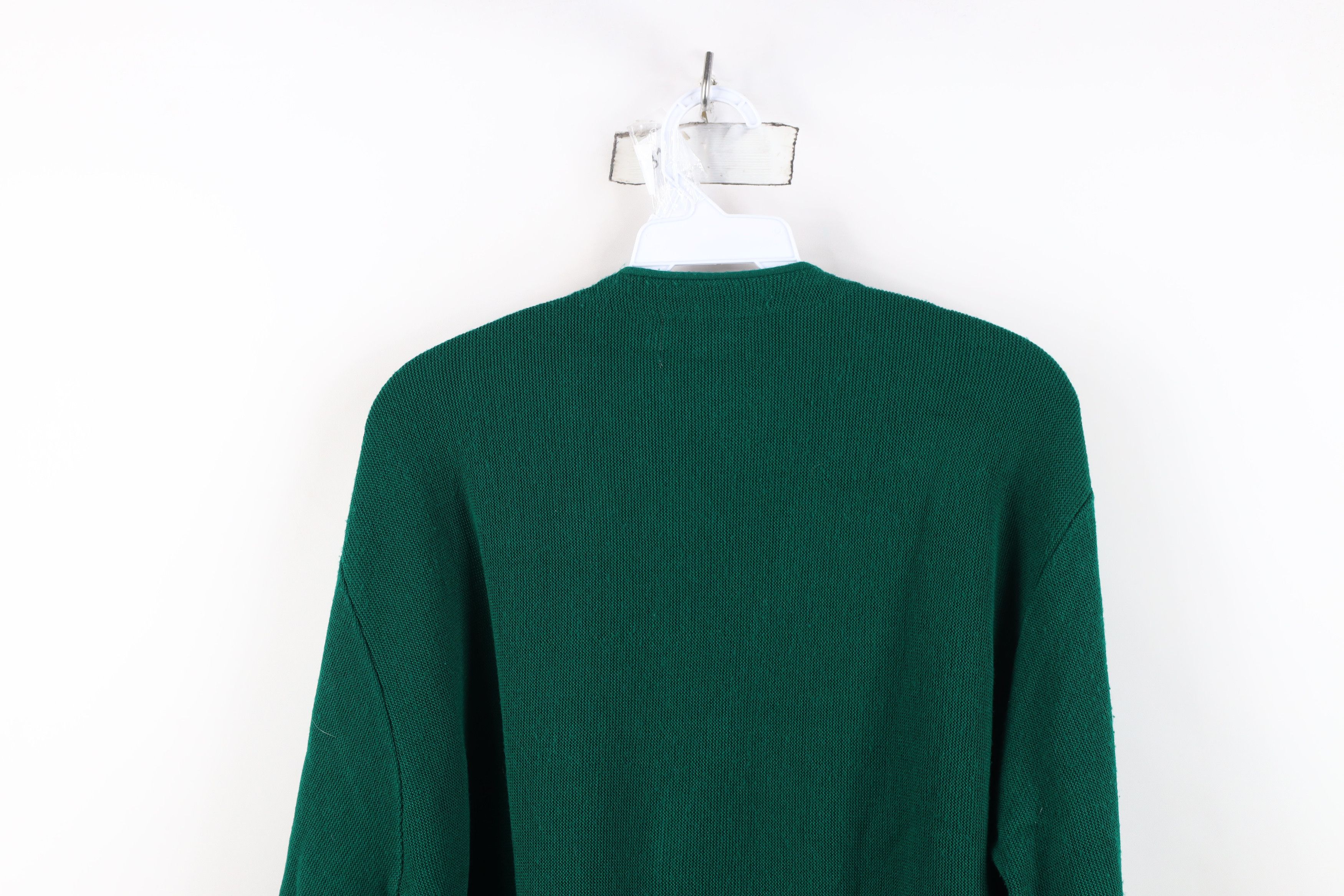 Vintage Vintage 70s Streetwear Cobain Cardigan Sweater Green USA Size US M / EU 48-50 / 2 - 10 Thumbnail