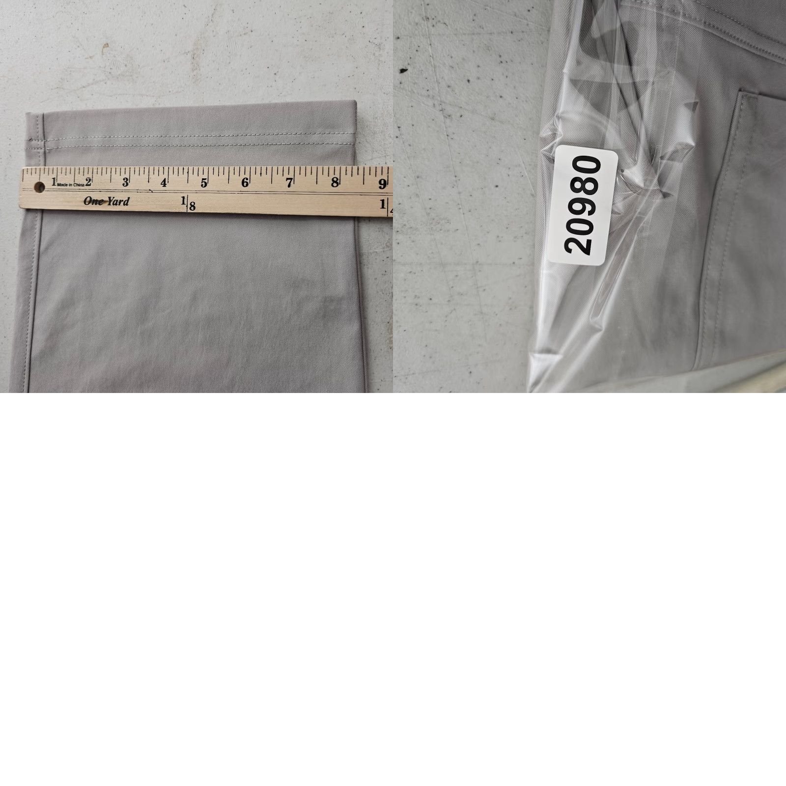 Vintage Public Rec Pants Mens 44x31 Grey Straight Chino Workday Pant Regular Size US 44 / EU 60 - 9 Thumbnail