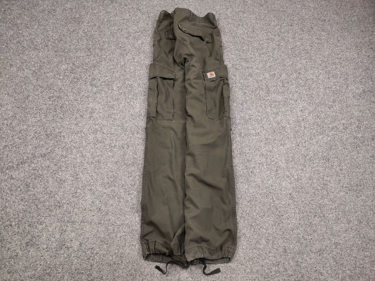 Carhartt Vintage Carhartt Green Ripstop Faded Cargo Pants Y2k Style Size US 34 / EU 50 - 2 Thumbnail