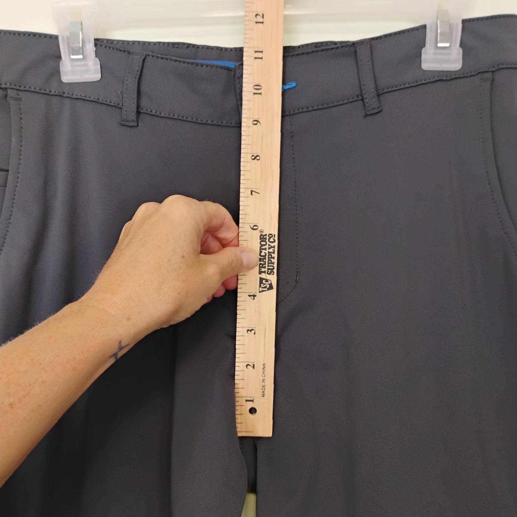 Vintage Twillory Technical Pants - 32x30 Dress Pants, Gray, Polyester, Flat Front, Stretch, Straight Leg, Casual, Men, Regular Fit Size US 32 / EU 48 - 4 Thumbnail