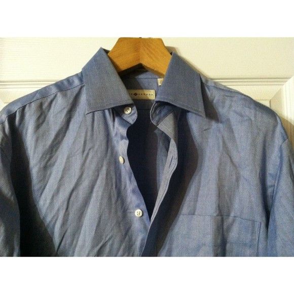 Joseph Abboud JOSEPH ABBOUD MENS 100%COTTON DRESS SHIRT 15.5/32-33 Size US M / EU 48-50 / 2 - 2 Thumbnail