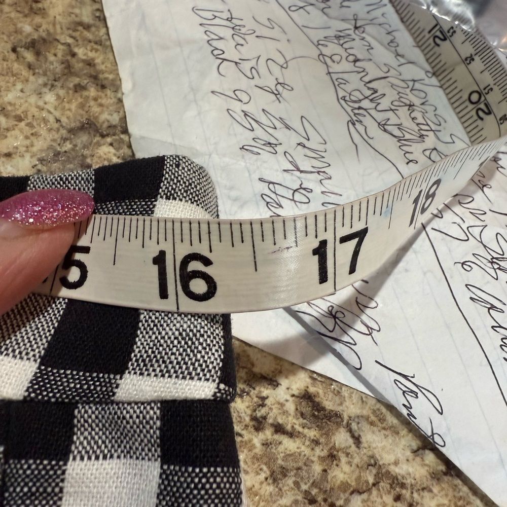 Other NWOTJ crew size 4, black-and-whitel gingham linen shorts Size 27" / US 4 / IT 40 - 4 Thumbnail
